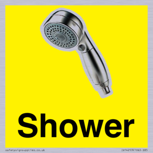 Shower Dementia Friendly Yellow 